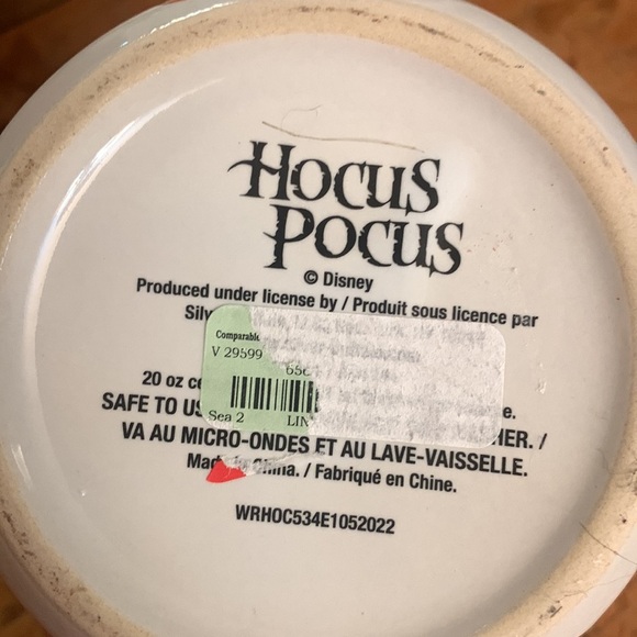 Hocus Pocus Halloween Disney oversized Coffee Mug NEW - Picture 4 of 4
